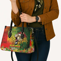 Hawaiian Reggae Leather Bag Jawaiian One Love-Tribal Tatoos and Rastafari Lion - Polynesian Pride