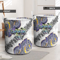 Traditional Art Hawaiian Kakau Tattoos Laundry Basket Graffiti Style - Polynesian Pride