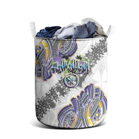 Traditional Art Hawaiian Kakau Tattoos Laundry Basket Graffiti Style - Polynesian Pride