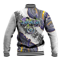 Traditional Art Hawaiian Kakau Tattoos Baseball Jacket Graffiti Style - Polynesian Pride