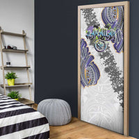 Traditional Art Hawaiian Kakau Tattoos Door Cover Graffiti Style - Polynesian Pride