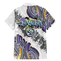 Traditional Art Hawaiian Kakau Tattoos Family Matching Mermaid Dress and Hawaiian Shirt Graffiti Style LT03 - Polynesian Pride