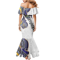 Traditional Art Hawaiian Kakau Tattoos Family Matching Mermaid Dress and Hawaiian Shirt Graffiti Style LT03 - Polynesian Pride