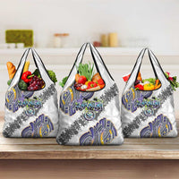 Traditional Art Hawaiian Kakau Tattoos Grocery Bag Graffiti Style - Polynesian Pride