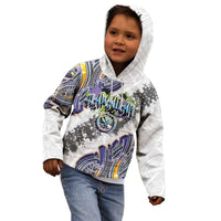 Traditional Art Hawaiian Kakau Tattoos Kid Hoodie Graffiti Style - Polynesian Pride