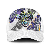 Traditional Art Hawaiian Kakau Tattoos Mesh Trucker Cap Graffiti Style LT03 One Size White White - Polynesian Pride