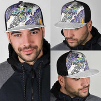 Traditional Art Hawaiian Kakau Tattoos Mesh Trucker Cap Graffiti Style - Polynesian Pride