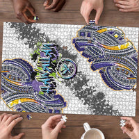 Traditional Art Hawaiian Kakau Tattoos Puzzle Graffiti Style - Polynesian Pride