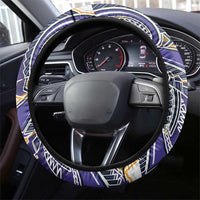 Traditional Art Hawaiian Kakau Tattoos Steering Wheel Cover Graffiti Style - Polynesian Pride