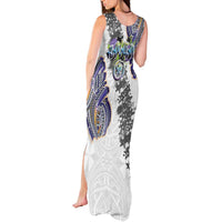 Traditional Art Hawaiian Kakau Tattoos Tank Maxi Dress Graffiti Style - Polynesian Pride