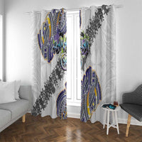 Traditional Art Hawaiian Kakau Tattoos Window Curtain Graffiti Style - Polynesian Pride