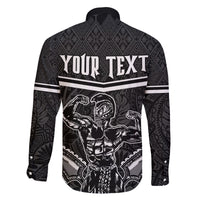 Custom Hawaii Warrior Family Matching Puletasi and Hawaiian Shirt Kakau Quilt Pattern LT03 - Polynesian Pride