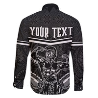 Custom Hawaii Warrior Family Matching Short Sleeve Bodycon Dress and Hawaiian Shirt Kakau Quilt Pattern LT03 - Polynesian Pride