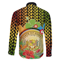 Hawaii Womens Day Wahine Family Matching Off Shoulder Short Dress and Hawaiian Shirt Strong Beautiful Woman with Kakau Style LT03 - Polynesian Pride