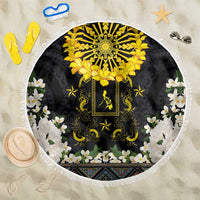 Flores de Mayo and Filipino Fiesta Beach Blanket The Sun-Jasmine and Polynesian Yakan Tattoo Barong Style