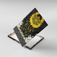 Flores de Mayo and Filipino Fiesta Canvas Wall Art The Sun-Jasmine and Polynesian Yakan Tattoo Barong Style