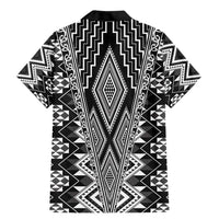 Aotearoa Tukutuku and Poutama Motif Classic Family Matching Mermaid Dress and Hawaiian Shirt LT03 - Polynesian Pride