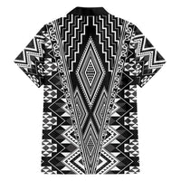 Aotearoa Tukutuku and Poutama Motif Classic Family Matching Short Sleeve Bodycon Dress and Hawaiian Shirt LT03 - Polynesian Pride