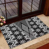 Aotearoa Tukutuku and Poutama Motif Classic Rubber Doormat LT03 - Polynesian Pride