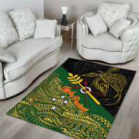 Chimpu Province Papua New Guinea Area Rug Bird-of-paradise Art Tattoo and Melanesian Motifs LT03 - Polynesian Pride