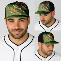 Chimpu Province Papua New Guinea Baseball Net Cap Bird-of-paradise Art Tattoo and Melanesian Motifs - Polynesian Pride