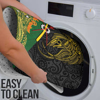 Chimpu Province Papua New Guinea Bathroom Set Bird-of-paradise Art Tattoo and Melanesian Motifs - Polynesian Pride