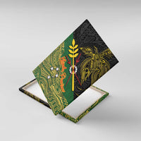 Chimpu Province Papua New Guinea Canvas Wall Art Bird-of-paradise Art Tattoo and Melanesian Motifs - Polynesian Pride