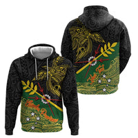 Personalized Chimpu Province Papua New Guinea Hoodie Bird-of-paradise Art Tattoo and Melanesian Motifs - Polynesian Pride