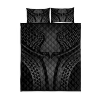 Hawaiian Kakau Art Tattoos Aquaman Style Quilt Bed Set Special Edition - Polynesian Pride