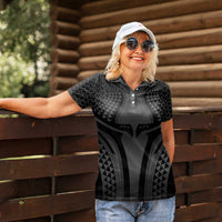 Hawaiian Kakau Art Tattoos Aquaman Style Women Polo Shirt Special Edition - Polynesian Pride