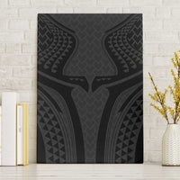 Hawaiian Kakau Art Tattoos Aquaman Style Canvas Wall Art Black Version - Polynesian Pride