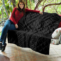 Hawaiian Kakau Art Tattoos Aquaman Style Quilt Black Version - Polynesian Pride