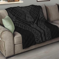 Hawaiian Kakau Art Tattoos Aquaman Style Quilt Black Version - Polynesian Pride
