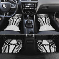 Hawaiian Kakau Art Tattoos Aquaman Style Car Mats White Version - Polynesian Pride