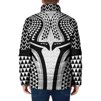 Hawaiian Kakau Art Tattoos Aquaman Style Padded Jacket White Version - Polynesian Pride