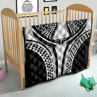 Hawaiian Kakau Art Tattoos Aquaman Style Quilt White Version - Polynesian Pride