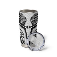 Hawaiian Kakau Art Tattoos Aquaman Style Tumbler Cup White Version - Polynesian Pride