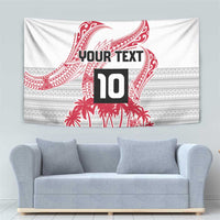 Cook Islands Marathon 2025-Pursuit in Paradise Tapestry Red Color