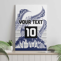 Cook Islands Marathon 2025-Pursuit in Paradise Canvas Wall Art Blue Color