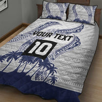 Cook Islands Marathon 2025-Pursuit in Paradise Quilt Bed Set Blue Color