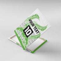 Cook Islands Marathon 2025-Pursuit in Paradise Canvas Wall Art Green Color