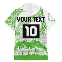 Cook Islands Marathon 2025-Pursuit in Paradise Family Matching Mermaid Dress and Hawaiian Shirt Green Color LT03 - Polynesian Pride