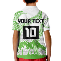 Cook Islands Marathon 2025-Pursuit in Paradise Kid Polo Shirt Green Color LT03 - Polynesian Pride