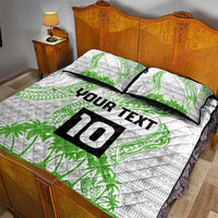 Cook Islands Marathon 2025-Pursuit in Paradise Quilt Bed Set Green Color