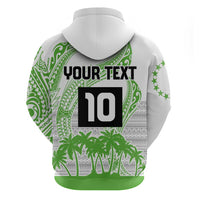 Cook Islands Marathon 2025-Pursuit in Paradise Zip Hoodie Green Color