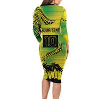 Cook Islands Marathon 2025-Pursuit in Paradise Family Matching Long Sleeve Bodycon Dress and Hawaiian Shirt Special Edition LT03 - Polynesian Pride