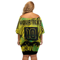 Cook Islands Marathon 2025-Pursuit in Paradise Off Shoulder Short Dress Special Edition