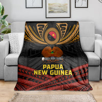 Papua New Guinea Bird-of-Paradise Blanket Coat of Arms and Tribal Patterns LT03 - Polynesian Pride