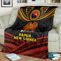 Papua New Guinea Bird-of-Paradise Blanket Coat of Arms and Tribal Patterns LT03 - Polynesian Pride