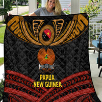 Papua New Guinea Bird-of-Paradise Quilt Coat of Arms and Tribal Patterns